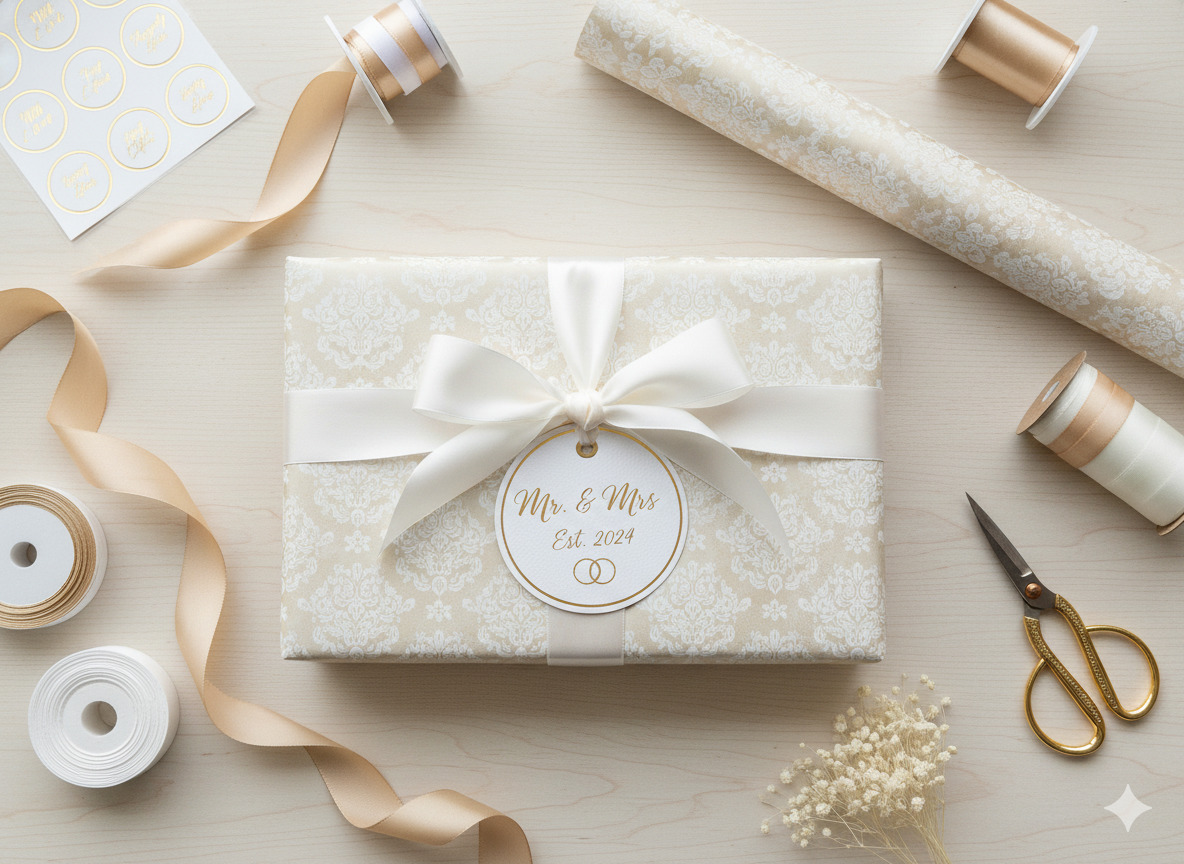Wedding gift wrapping