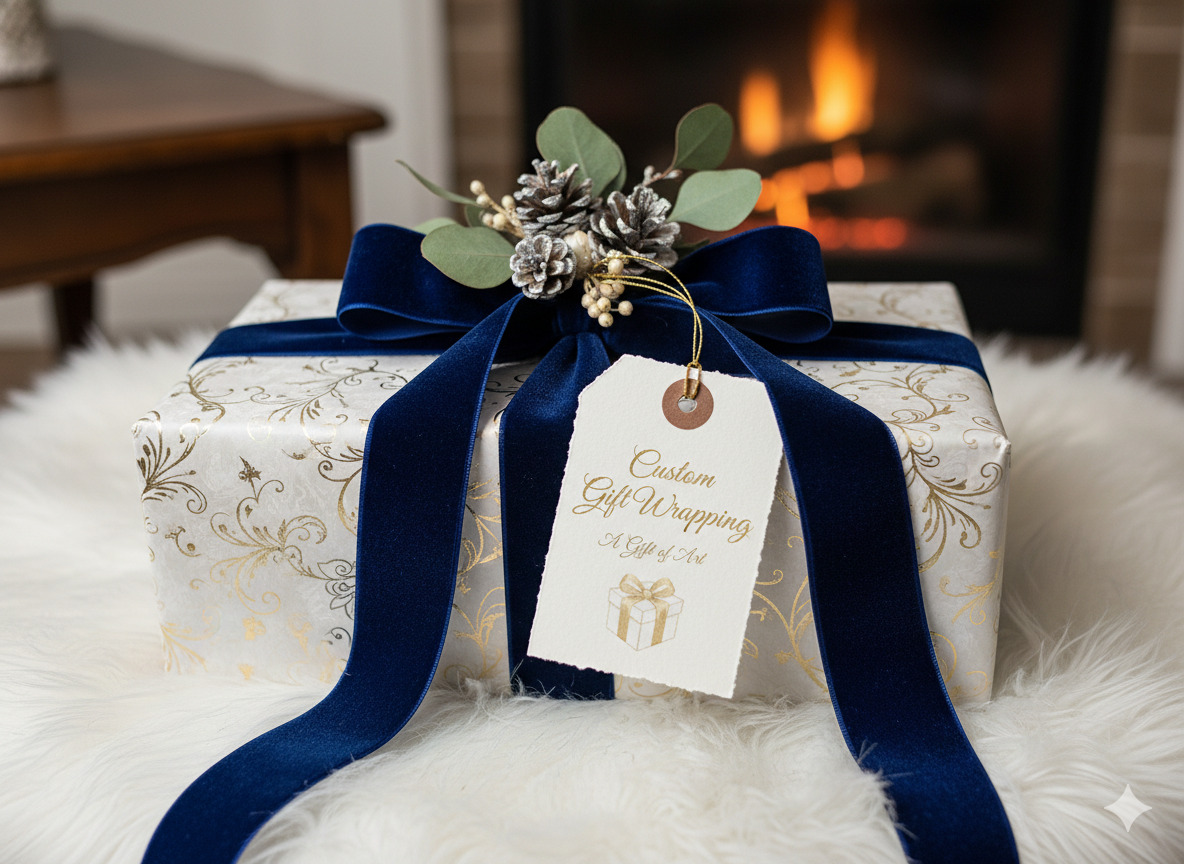 Custom gift wrapping service